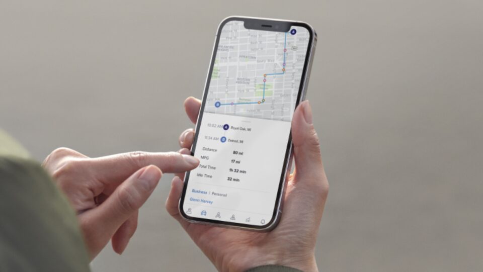 Close Up of Hand Holding Phone