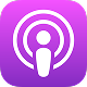 The Apple podcast logo.
