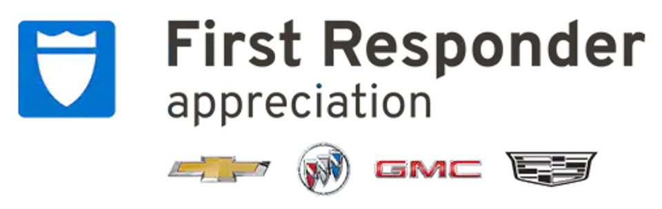 First Responder Appreciation Logo with GM Brand Logos