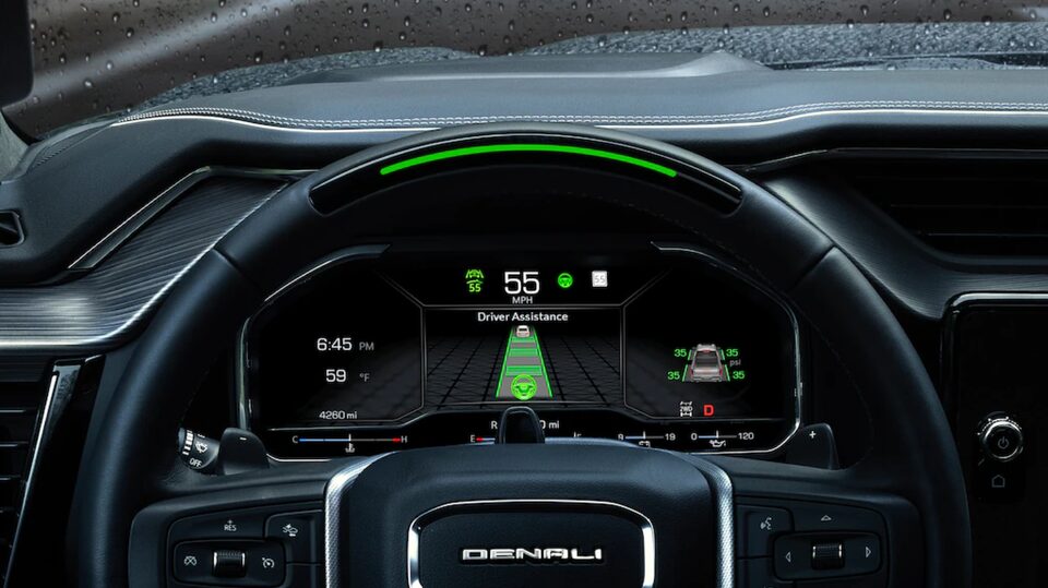 Close up View of Dashboard and Super Cruise Features