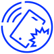 OnStar Mobile Crash Response Icon Blue
