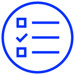 Vehicle Diagnostics Blue Icon