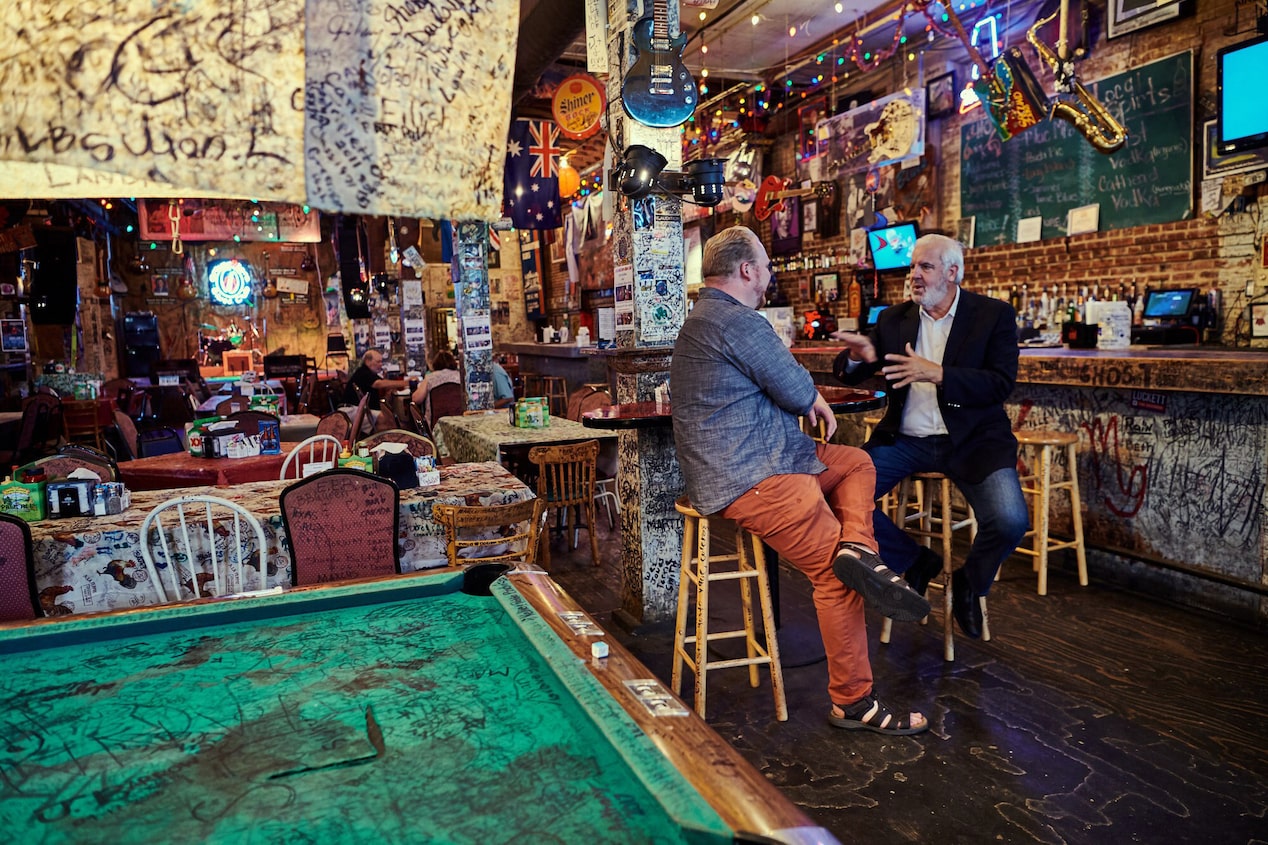 View of Pool Table Inside of Blues BBQ Restaurant