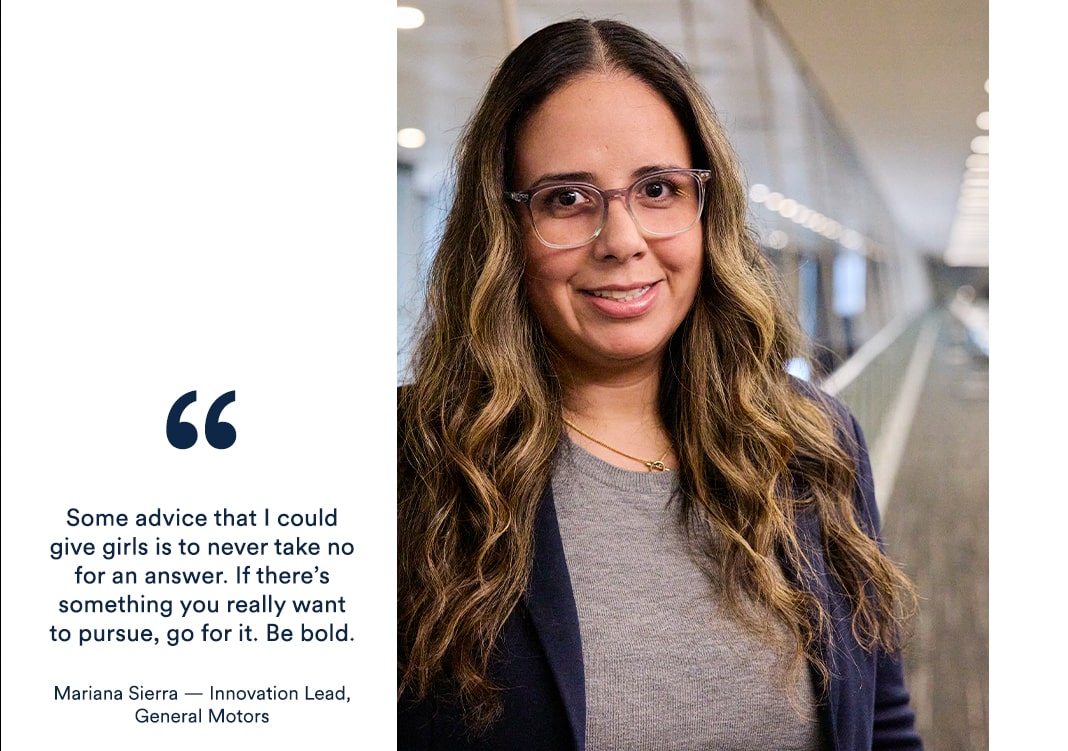 Mariana Sierra the Innovation Lead at General Motors
