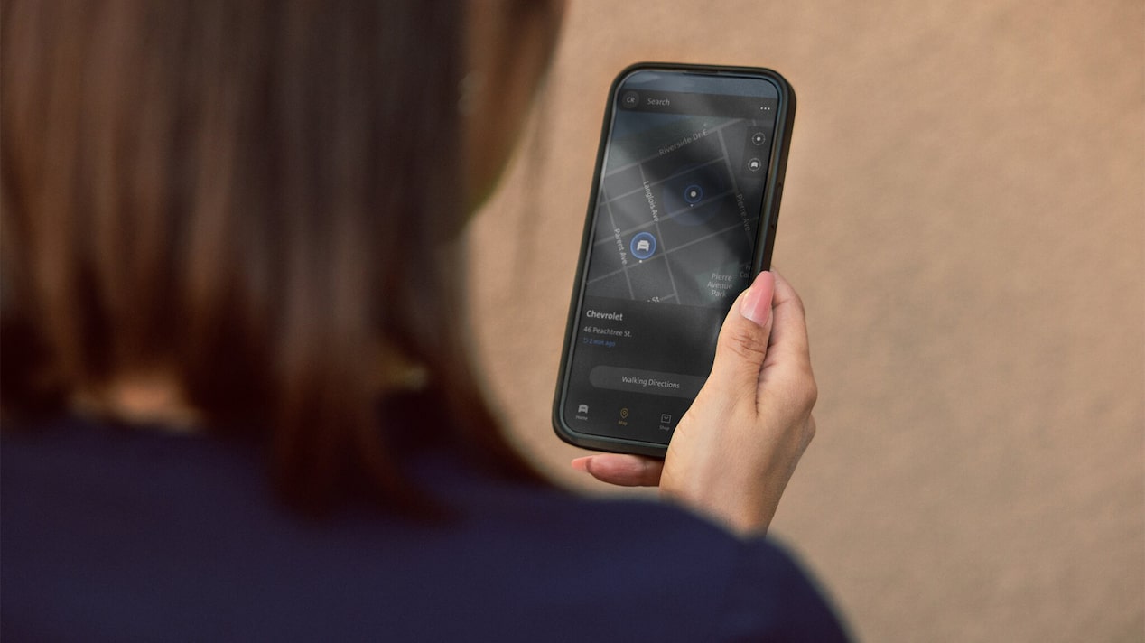 Glenis Using her myChevrolet Mobile App