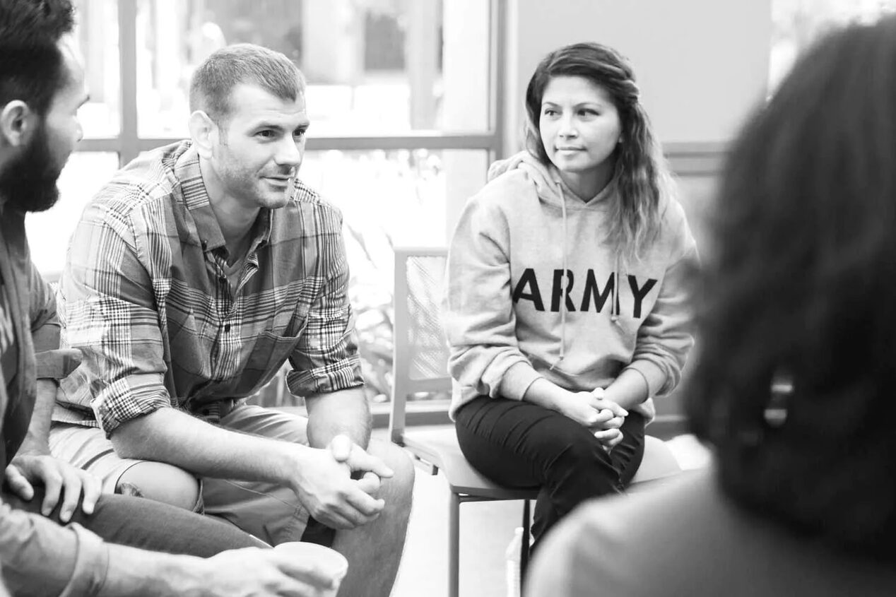 Group Sitting in a Circle